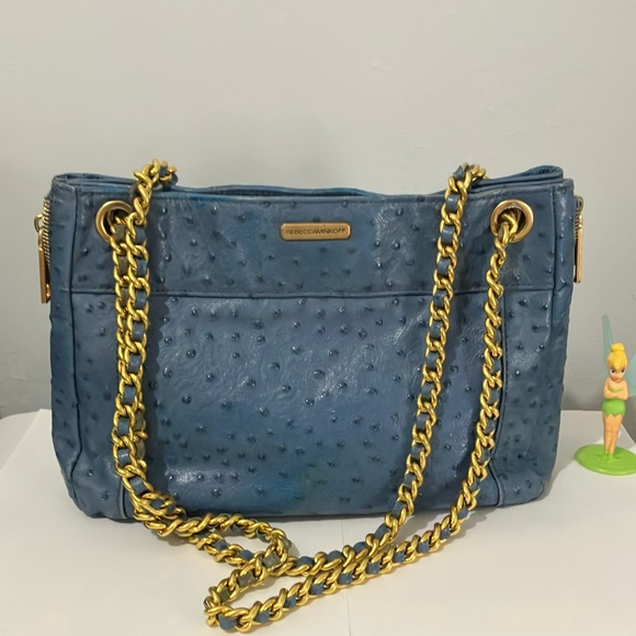 Rebecca Minkoff Handbags - REBECCAMINKOFF Ochtrich Leather Shoulder and Crossbody.flap zippered pocket